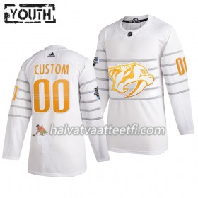 Lasten NHL Nashville Predators Pelipaita Custom Valkoinen 2020 NHL All-Star Adidas Authentic 